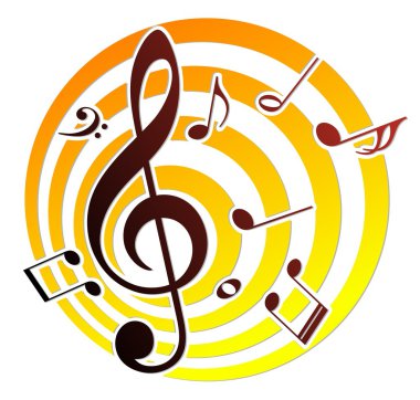 Müzik notlar logolu.