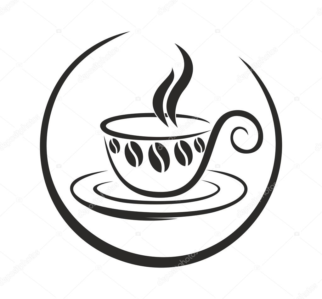 Logotipos de  tazas de  caf  logotipo de  la taza de  caf  