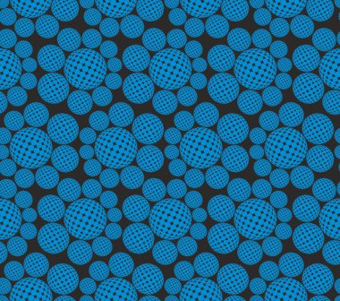 Daireleri olan kusursuz bir arkaplan.