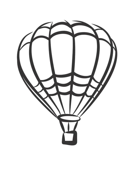 En ballong skiss. — Stock vektor