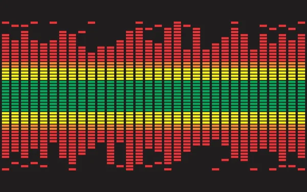 Achtergrond met equalizer. — Stockvector