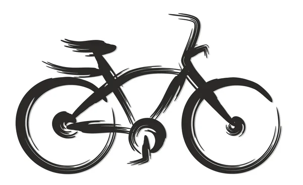 Croquis de vélo . — Image vectorielle