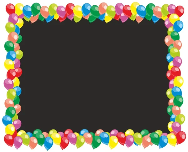 Frame with balloons. — Stock Vector