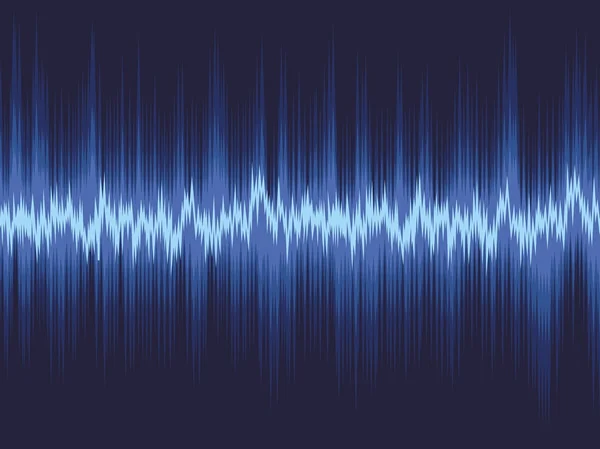 A background with a sound wave. — Stock Vector