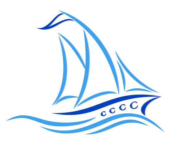 Парусник с волной
.