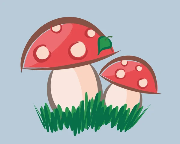 Desenho de um cogumelo florestal . —  Vetores de Stock