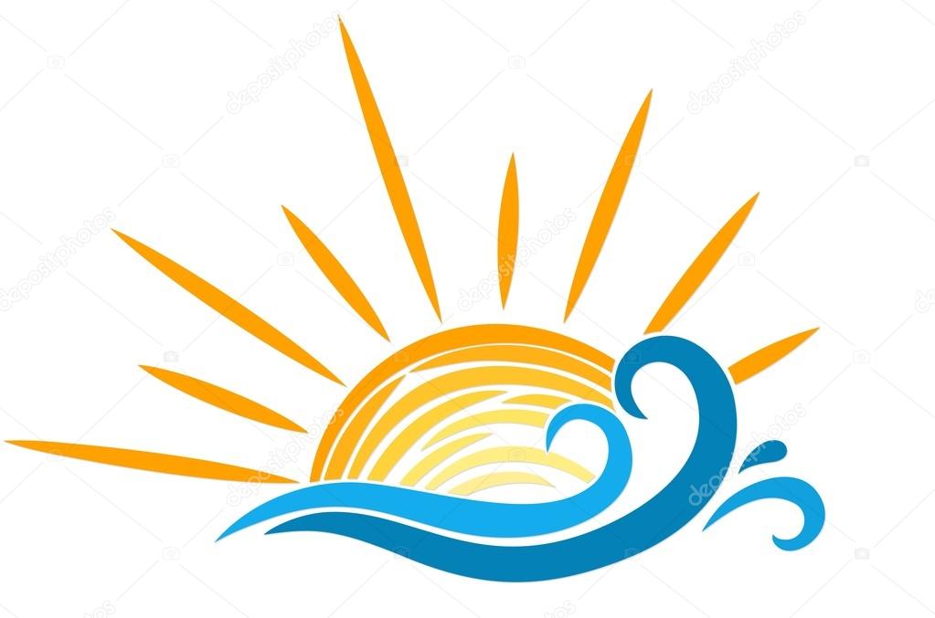 Logo sole e mare . - Grafica Vettoriale © Designer_an 97587750 | Depositphotos