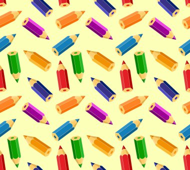 Renkli kalemlerle arka plan.