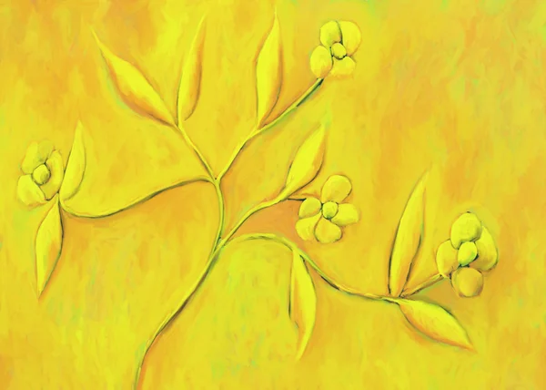Золотое растение — стоковое фото