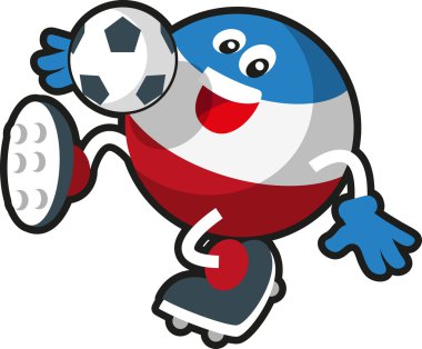 Sevimli futbol maskot