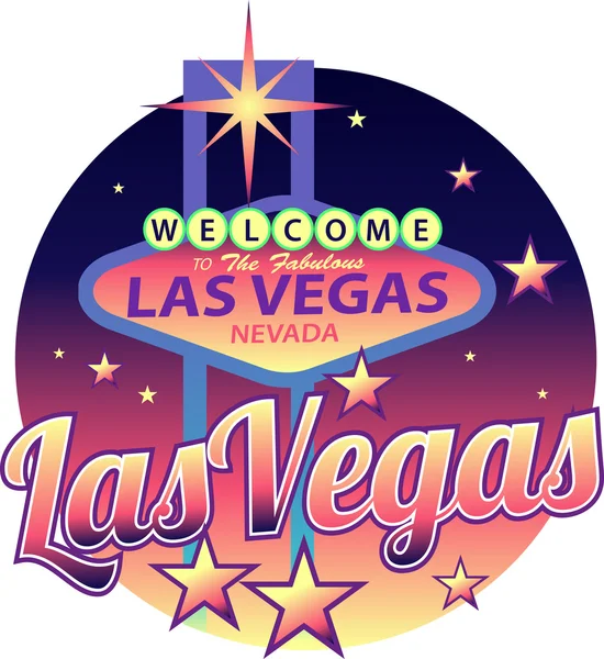 Las Vegas Sign — Stock Vector