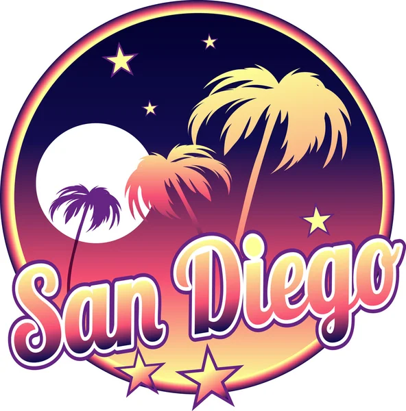 San Diego symbol — Stock vektor