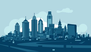 Philadelphia vektör manzarası