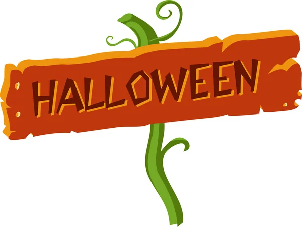 Vector signo de Halloween — Vector de stock