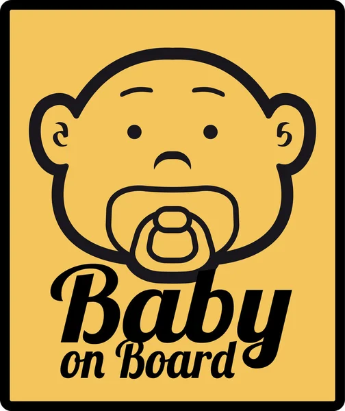 Baby on Board — Stock Vector