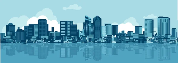 Skyline de San Diego — Vector de stock