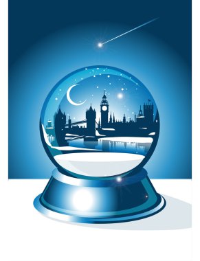 Londra Noel manzarası