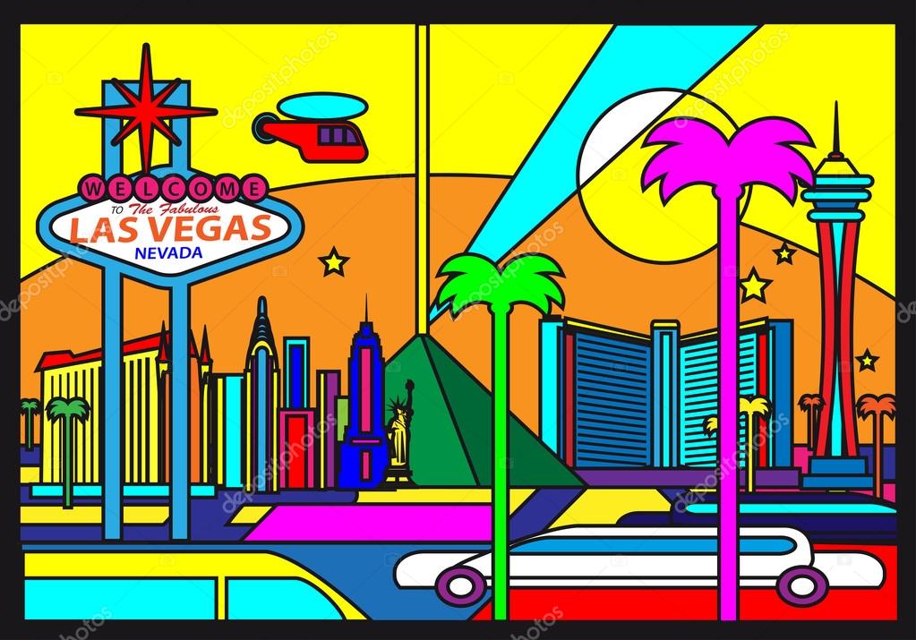 Las Vegas — Stock Vector © mauromod 59426861