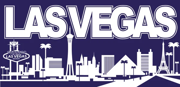 De stad Las Vegas — Stockvector