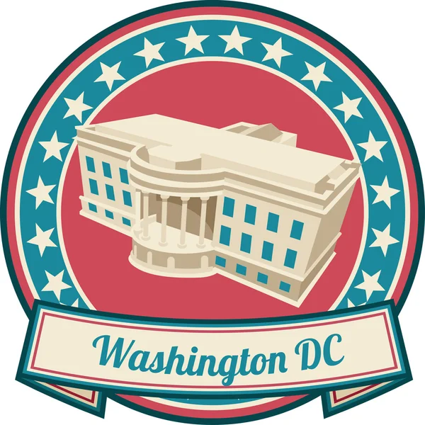 Washington DC — Stock Vector