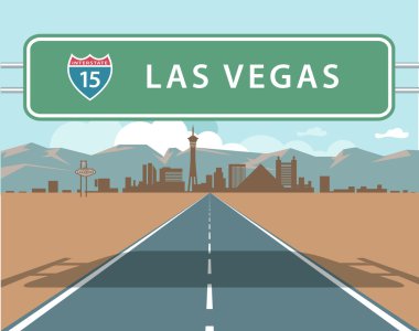 Las Vegas sign clipart
