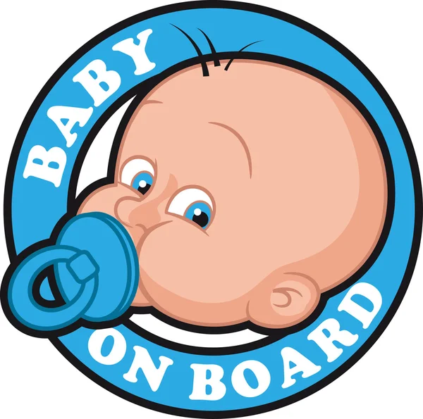 Baby on Board — Stock Vector