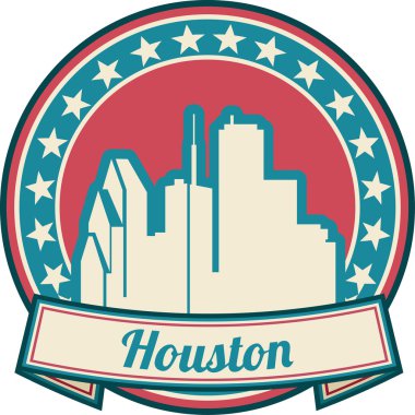 Houston Skyline clipart