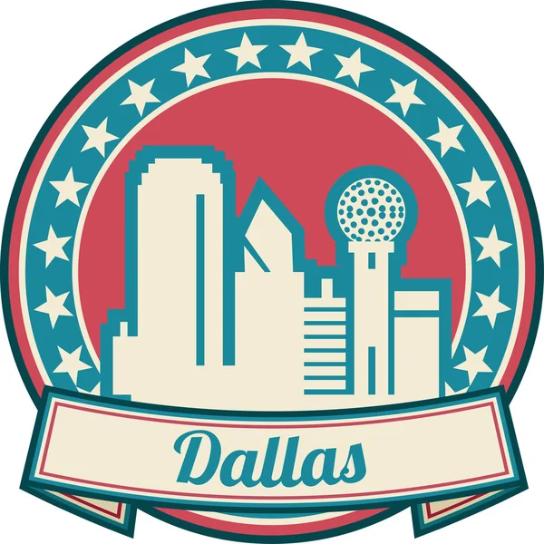 Dallas Skyline —  Vetores de Stock