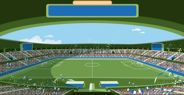 Stade de football — Image vectorielle