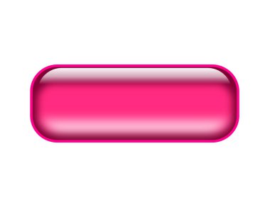 Beyaz arkaplandaki 3d düğmesinin gösterimi