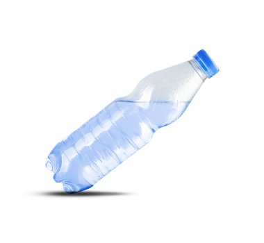 Su dolu plastik şişe.