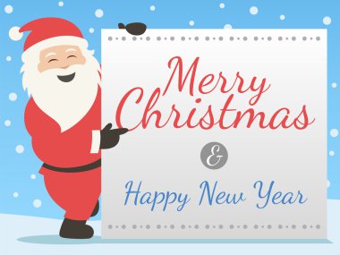 Santa işaret için mesaj