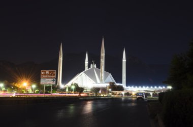 Faysal Camii İslamabad görünümünü