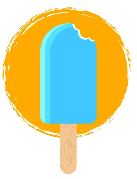 Ice cream stick a slunce — Stockový vektor