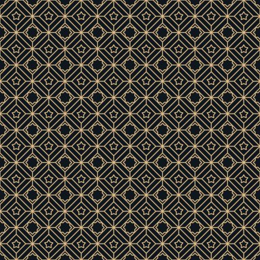 Arap tarzı altın lüks desen