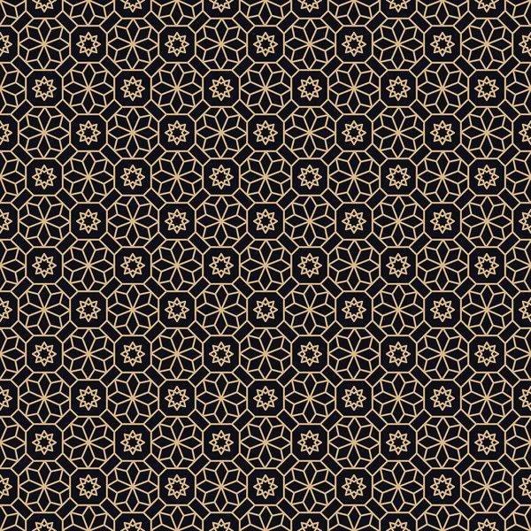 Patrón de lujo de oro estilo árabe — Archivo Imágenes Vectoriales