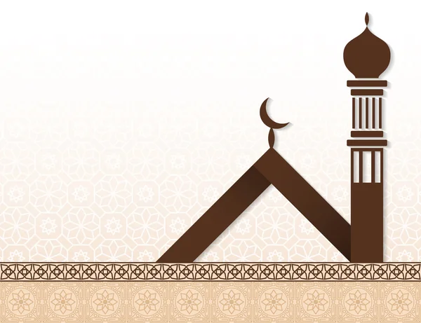 Islamic Arabian style background — Stock Vector