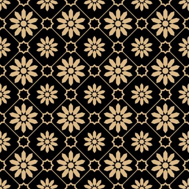 Doğu tarzı lüks altın desen