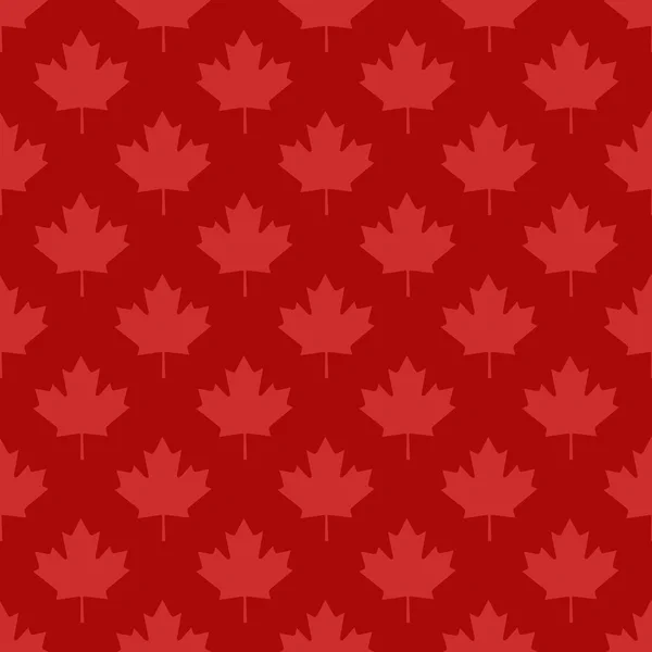 Muster des kanadischen Ahornblattes als Symbol — Stockvektor