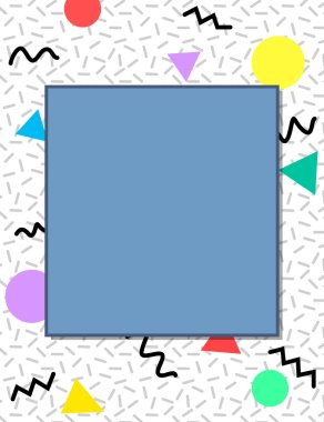 Konfeti geometrik broşürü