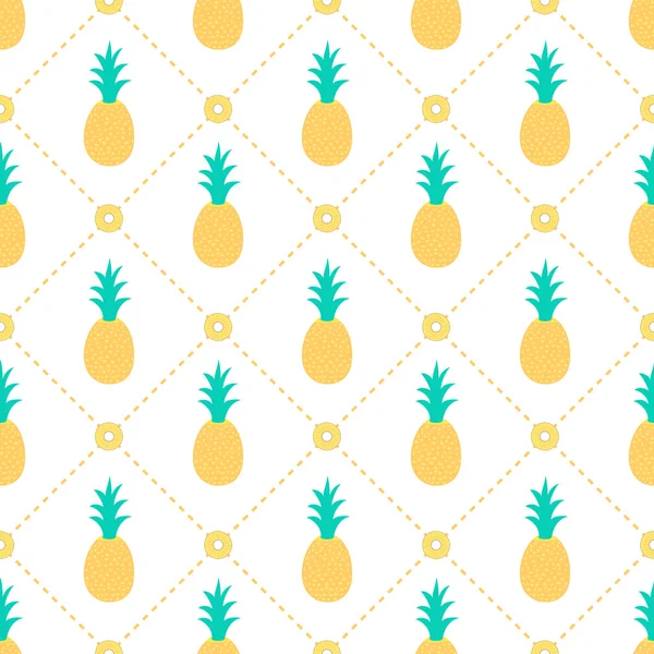 Ananas model fără sudură — Vector de stoc