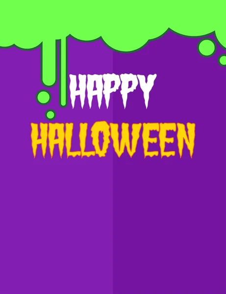 Flyer de potion verte Halloween — Image vectorielle