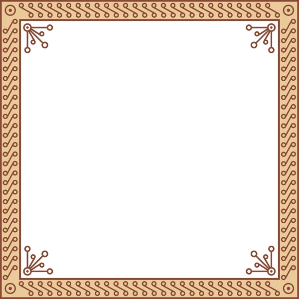 Dekoratif geometrik çerçeve