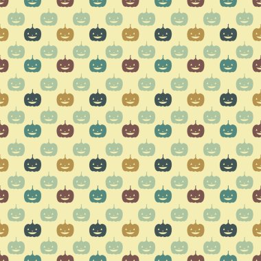 Cadılar Bayramı balkabağı deseni