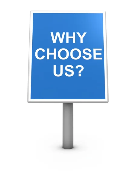 Why Choose Us — Stock Photo, Image