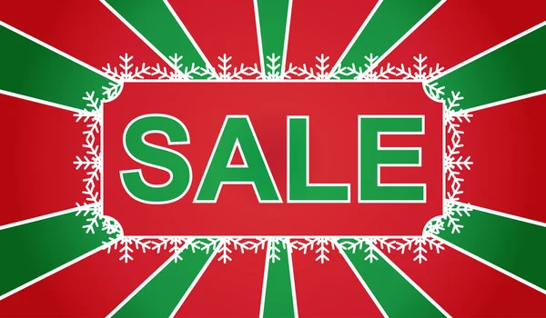 Banner de venta de Navidad — Vector de stock