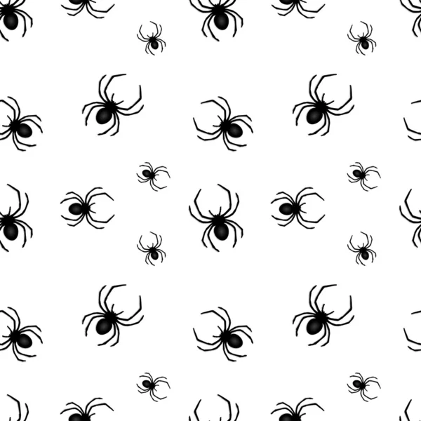 蜘蛛无缝模式 — 图库矢量图片