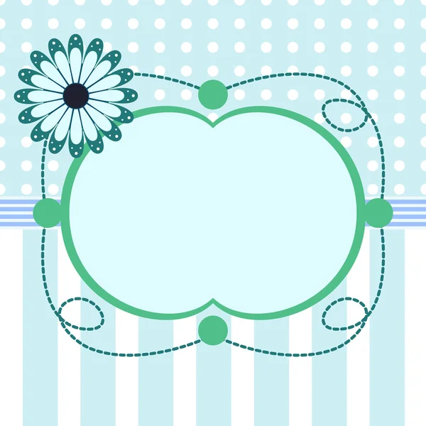 Baby shower voor jongen — Stockvector