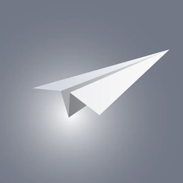 Avion de papier — Image vectorielle