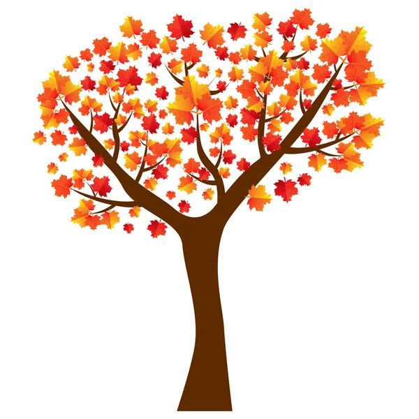 Autumn Tree — Stock Vector